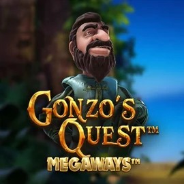 Gonzo's Quest Megaways slot logo by Red Tiger Gaming at Casiku CasinoGonzo's Quest Megaways